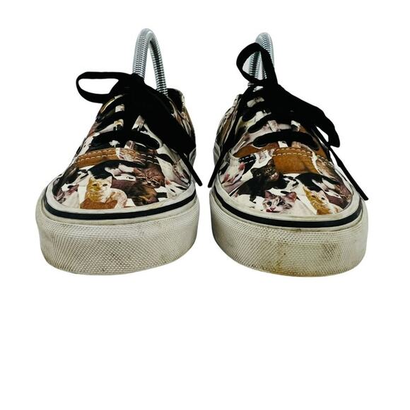 Vans ASPCA Cat Printed Canvas Mens 4.5 Womens 6 Low Top Sneaker - Picture 2 of 10